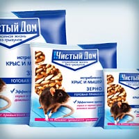Реклама зерна приманки от крыс и мышей (HTML5 баннер)