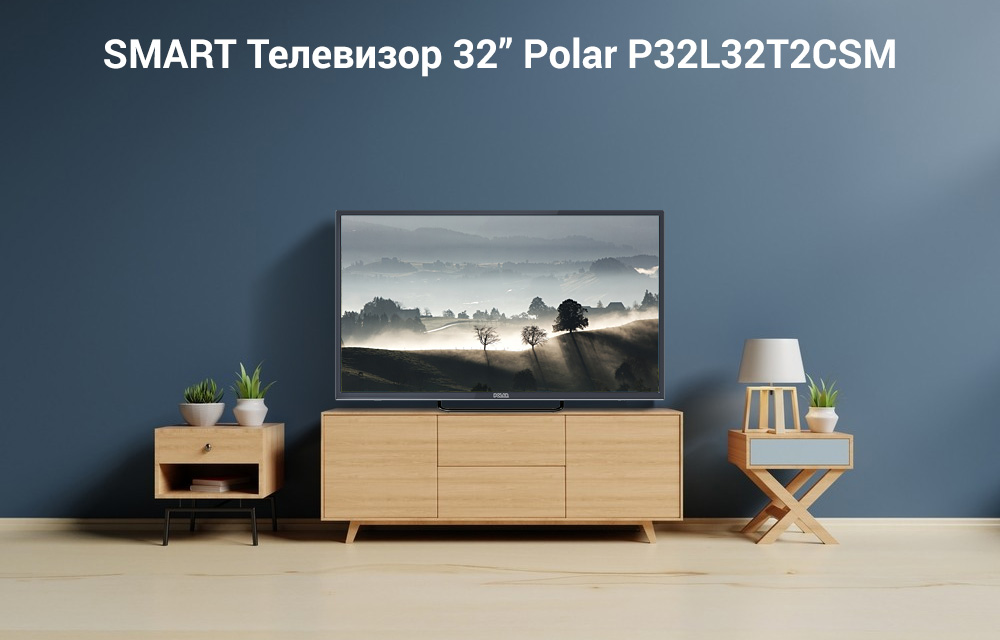Дизайн оформление карточек товара телевизоров Polar для интернет-магазина