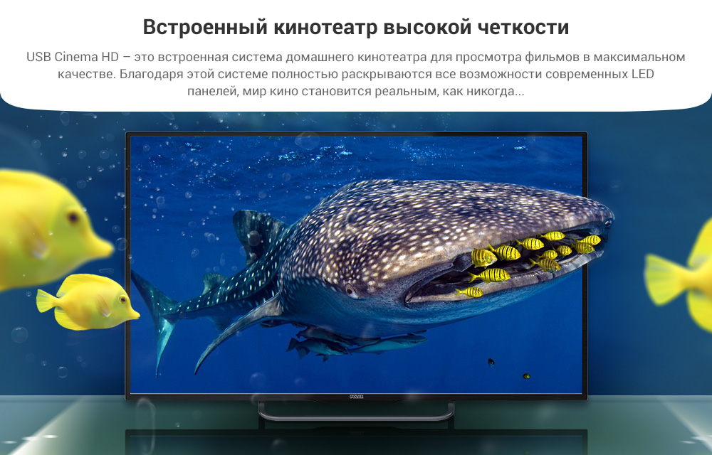 Дизайн оформление карточек товара телевизоров Polar для интернет-магазина