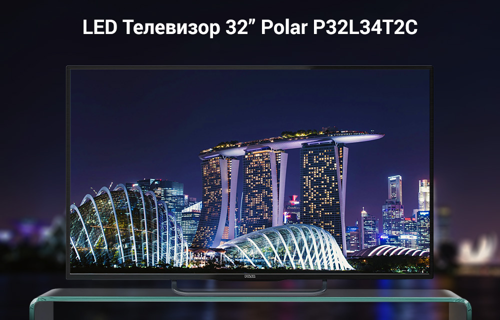 Дизайн оформление карточек товара телевизоров Polar для интернет-магазина